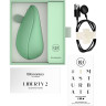 Бесконтактный клиторальный стимулятор WOMANIZER LIBERTY 2 серо-зеленый WZ112SG2